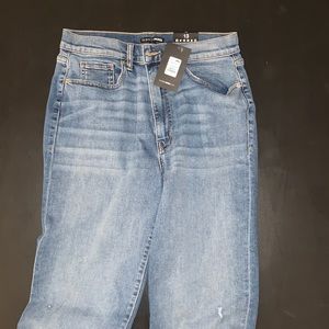 Killing 'Em Softly Side Split Jean Light Blue Wash